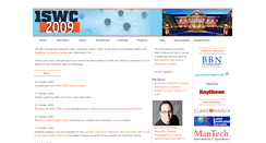 Desktop Screenshot of iswc2009.semanticweb.org