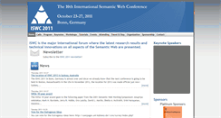 Desktop Screenshot of iswc2011.semanticweb.org