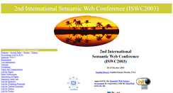 Desktop Screenshot of iswc2003.semanticweb.org