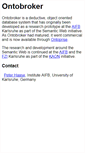 Mobile Screenshot of ontobroker.semanticweb.org