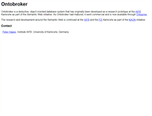 Tablet Screenshot of ontobroker.semanticweb.org