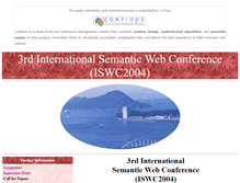 Tablet Screenshot of iswc2004.semanticweb.org