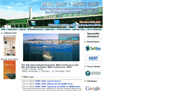 Desktop Screenshot of iswc2007.semanticweb.org
